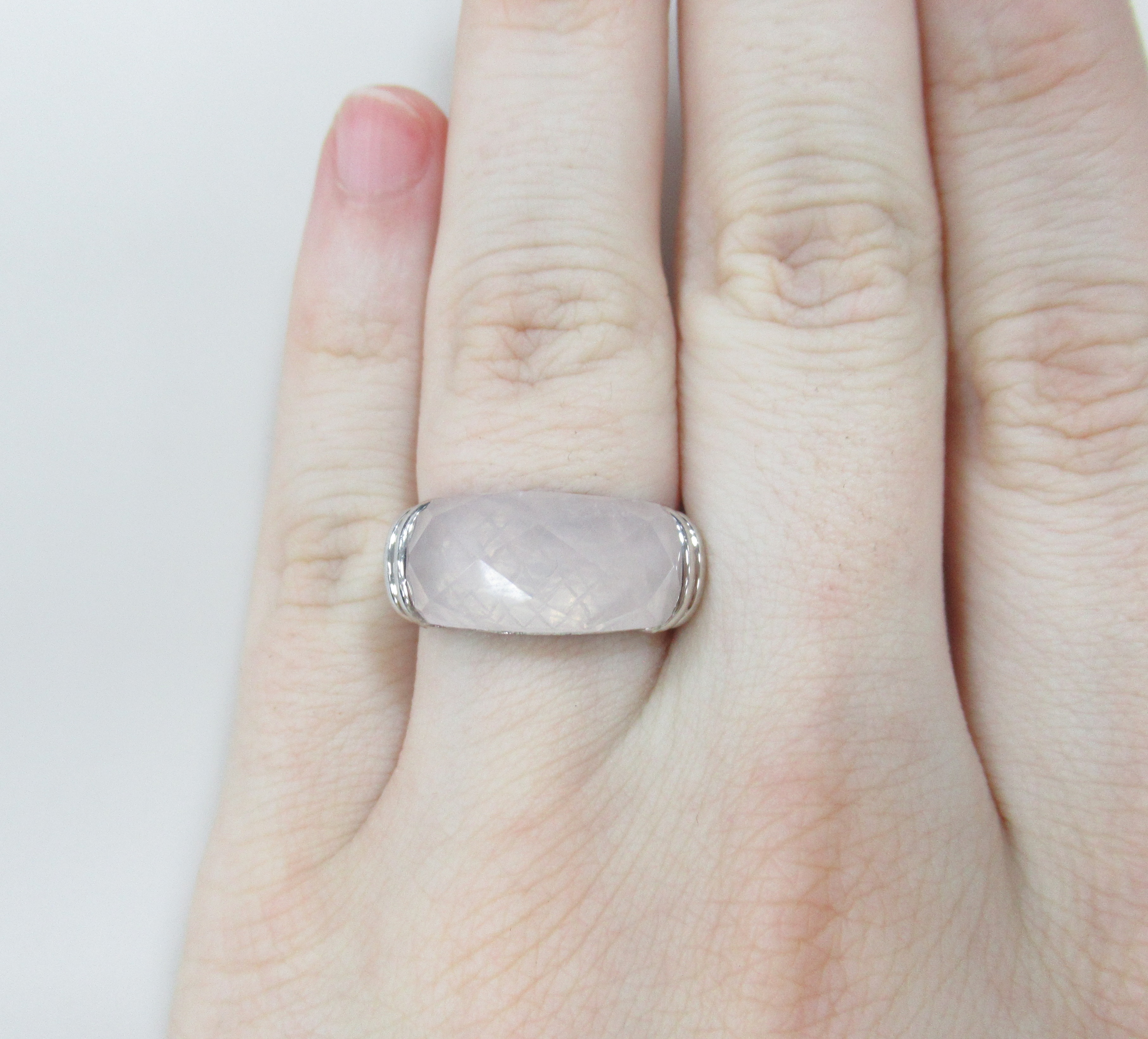 Серебряное кольцо с кварцем